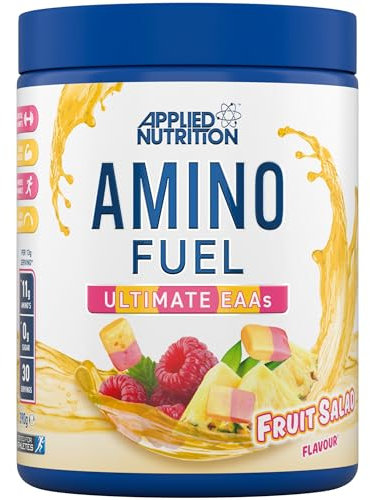 Applied Nutrition Amino Fuel - Amino Acids Supplement, EAA Essential Amino Acids Powder, Muscle Fuel & Recovery (390g - 30 Servings) (Fruit Salad) (New)