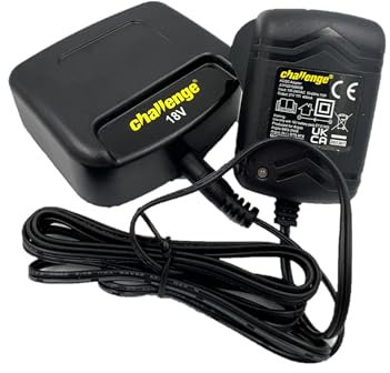 Genuine 18v Battery Charger JLH122100400B for Challenge N0E-15ET-230 Cordless Grass Trimmer & Challenge M0E-12ET-410 Cordless Hedge Trimmer