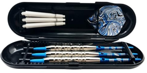BESPORTBLE 3 Sätze Pin-Typ pro Darts professionelle dartpfeile elektronische+dartscheibe Dartpfeile mit gutem Grip dartscheiben Set Dartpfeile mit Aufbewahrung dartscheibe Set Zubehör Blue