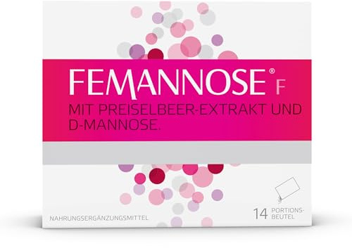 FEMANNOSE® F | D-Mannose & Preiselbeer-Extrakt | Trinkgranulat | 14 Sachets