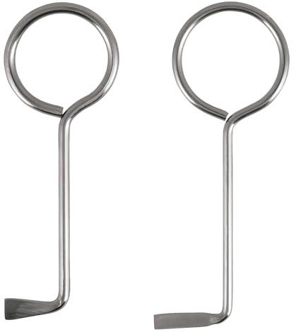 Juego de 2 ganzúas universales, herramientas de apertura de cerradura, llave universal para puerta de habitación, abridor de puerta de acero inoxidable, apto para abridor de cerradura universal, se