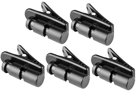 SHINEOFI 5Piezas Clips Auriculares para Sujetar Cables Clip de Fijación para Ropa Soporte Práctico para Uso y Color de Moda
