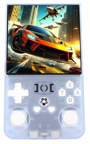 Jectse Retro Handheld Game Console, 4.0 Inch HD Screen Retro Gaming Console, 60＋Mainstream Emulator Games Retro Game Console, 4000mAh Battery (Blue)