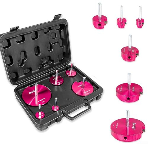 TDCuizent Kit de escariador de tubo de plástico PPR de 6 piezas con insertos de corte de carburo y eje hexagonal de 3/8 pulgadas para taladros de 1/2 pulgada, incluye tamaños de 0.75 pulgadas, 1