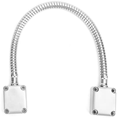 Door Loop Wire Cable Protector, Flexible Armoured Loop Wire Cable Protection Door Loop Electric Exposed Mounting Protection for Exposed Mounting Access Control