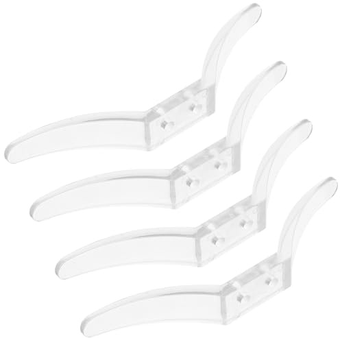 Homoyoyo Ganci di Posizionamento per Tende a Rullo Romano, Set da 4 Pezzi, Accessori per Avvolgicavo, Resistenti e Leggeri, Adatti per Casa e Ufficio, Compatibili la Maggior Parte
