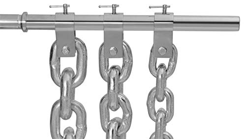 Bad Company Power-Chains inkl. Verschlüssen 30/31 mm oder 50/51 mm I verzinkte oder schwarz beschichtete Ketten für progressives Training in verschiedenen Gewichtsklassen I 16-32 kg