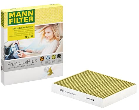 MANN-FILTER FP 2141 Filtro aria cabina - FreciousPlus Filtro Antipolline Biofunzionale - per Autovetture + veicoli commeriali