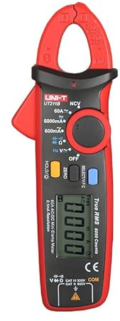UNI-T UT211B 60A Mini Clamp Meter True RMS Data Retention LCD Backlight VFC Frequency Conversion Function Zero Measurement
