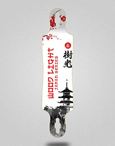 Legno leggero Skateboard Longboard Deck 40x9 Drop Japan Series Palace