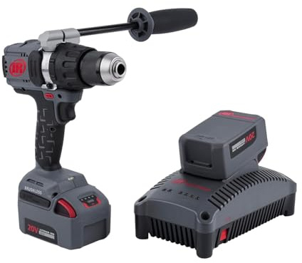 Ingersoll Rand D5241-K22-EU IQV20 Taladro Percutor Inalámbrico 20V Azul Carburo 13mm 120 Nm Motor sin Escobillas