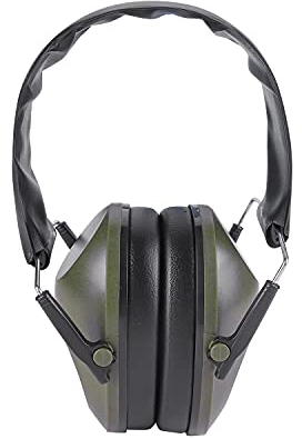 IBLUELOVER Adults Ear Defenders Noise Reduction Shooting Earmuffs with Soft Foam Ear Cups Foldable Hearing Protection Safety Ear Protector for Hunting, Construction, Yard Work, Firework
