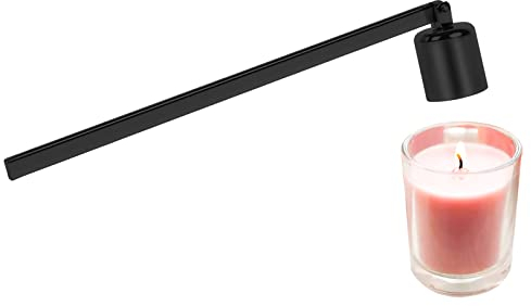 Kerzenlöscher, Kerzenlöscher Edelstahl, Kerzen Ausmachen, Dochtlöscher Candle Extinguisher, Candle Snuffer mit Griff Kerzenwerkzeug