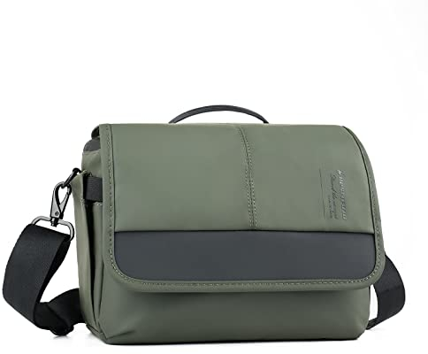 Besnfoto Kameratasche Kleine DSLR Kamera Umhängetasche für Fotografen wasserdichte Messenger Bag Crossbody Case Kompatibel mit Canon Sony Nikon