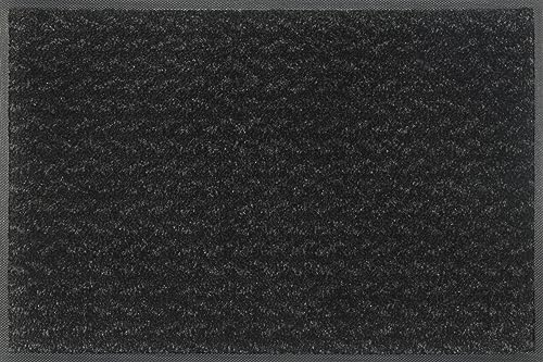 wash+Dry Fußmatte Duo Charcoal 40x60cm, innen und außen, waschbar