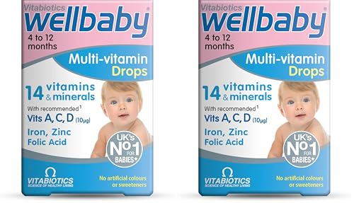 Vitabiotics Wellbaby Multi-Vitamin Drops, 30ml (Pack of 2)