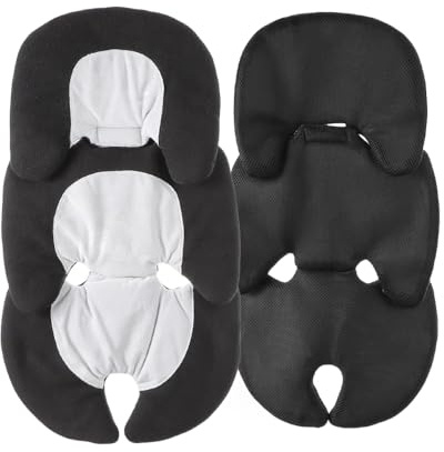 Rembourrage Universel pour Bébés Coussin Réducteur pour Siège Poussette Chaise Haute Matelas Universel Soutien Bébé Coussin de Siège Réversible 2 en 1 Matelas à Langer Pliable Soutien Poussette Chaud