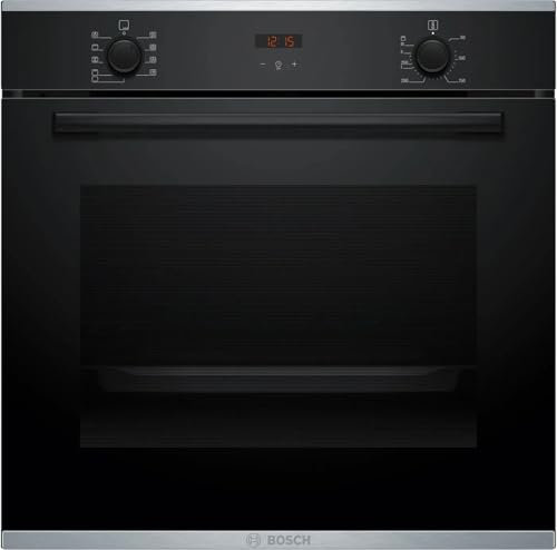 HBA234BB3 - Forno da incasso elettrico, 71 litri, ventilato, colore nero, Classe energetica A+