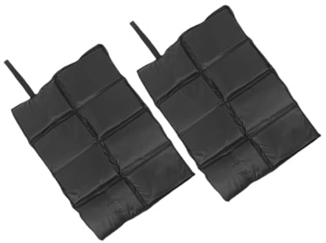 SOPOTUTU 2 pièces Coussin de Siège Antidérapant Imperméable pour Chaise de Salle à Manger et Protège Dos et Genoux Kit