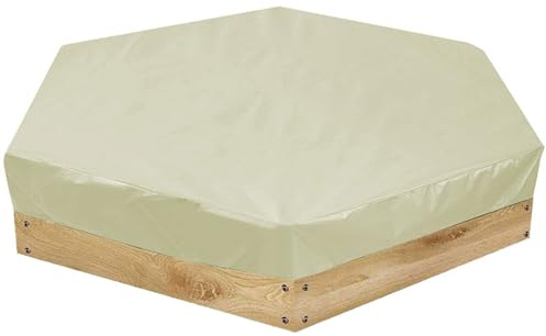 Funda para caja de arena para patio trasero, jardín, resistente al viento, tela Oxford Ripstops, cubierta protectora para exteriores