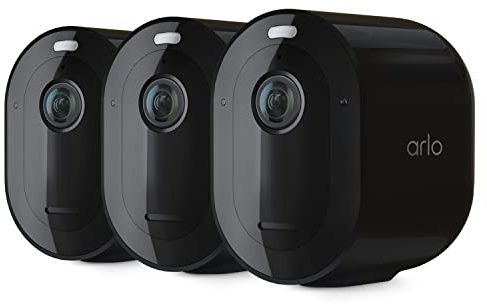 Arlo Pro Security Camera 2K HDR - 3 Cameras, Black