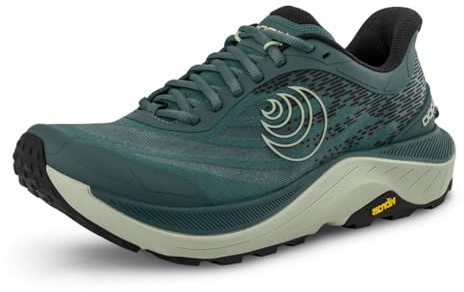 Topo Athletic Women's Ultraventure 4 Comfortable Cushioned Durable 5MM Drop Trail Running Shoes, Athletic Shoes for Trail Running, Stone/Grey, Size 8.5