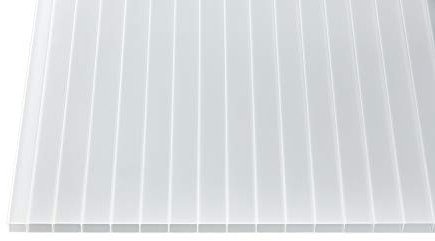 Acryl Stegplatten Hohlkammerplatten weiß-opal 16 mm (5000 x 980 x 16 mm)