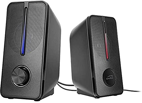 Speedlink Badour Enceinte stéréo USB Jack 3,5 mm Noir