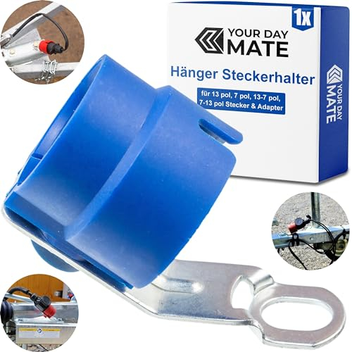 Protezione Impermeabile Contro lo Sporco Per Spina di Collegamento da Rimorchio, per Connettore A 13 Poli, Adattatore da 13 A 7 Poli o da 7 A 13 Poli, Può Essere Montato Direttamente Sul Rimorchio