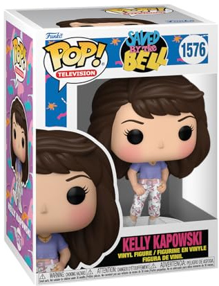 Funko Pop! TV: SBTB 30th – Kelly Kapowski - Saved by The Bell - Figura de Vinilo Coleccionable - Idea de Regalo- Mercancia Oficial - Juguetes para Niños y Adultos - TV Fans