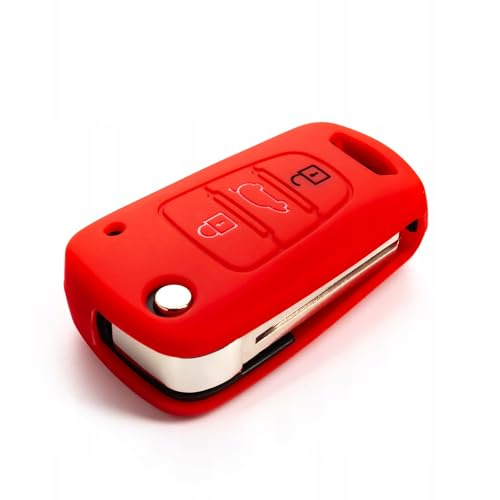 AWPARTS - Autoschlüssel Hülle - Auto Schlüssel Silikon Cover kompatibel mit Hyundai I20 I30 IX35 Avante Solaris Kia Rio Ceed Sorento Sportage