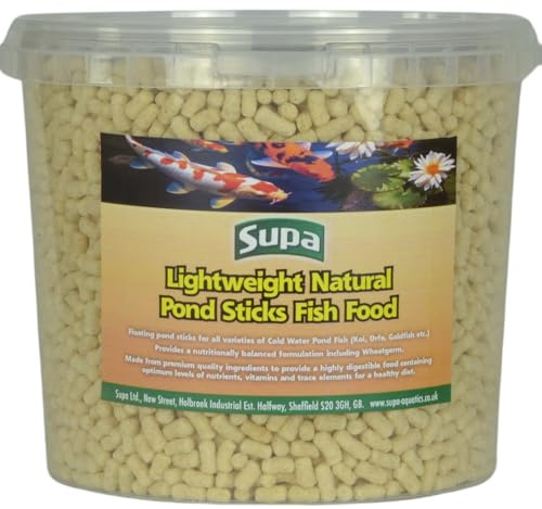Supa Lightweight Natural Pond Sticks 300grams, Premium Quality Fish Food Offering A Nutritionally Balanced Diet