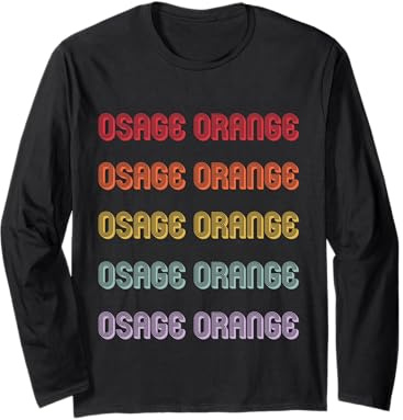 Orange Osage Manche Longue