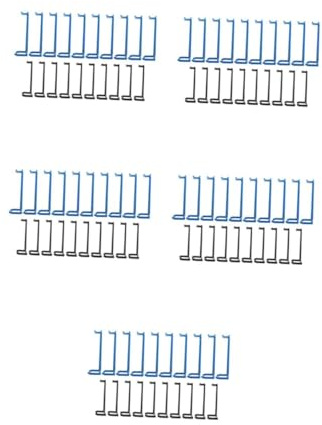 OSALADI 5 Series Extractor De Ramas De Árboles Frutales Juego De Ramificación para Interiores Separador De Ramas Y Extremidades para Exteriores Doblador De Plantas Enanas 20 Piezas x 5
