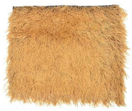 MJHETCY Synthetic Thatch Grass Roof, Artificial Straw Roll Garden Fence Patio for Tiki Bar Fireproof Mexican Grass Tropical Party Decorations DIY Crafts(Size:1 * 20m(3.2 * 65.6ft))