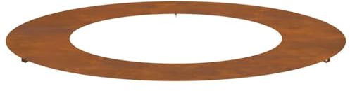 vidaXL adapté pour Anneau d'arbre Plat Marron Ø50 / 80 cm, Décor Moderne pour Jardin et terrasse, Protecteur d'arbre Durable, Accessoire de Jardin, Garde-Racines