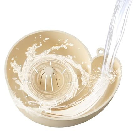 Cuenco de lavado de frutas con colador, cesta de drenaje giratoria, colador de cocina inspirado en animales, recipiente de almacenamiento de alimentos, herramienta multifuncional para el hogar