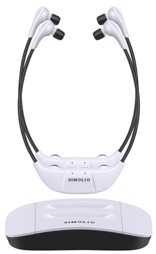 SIMOLIO Funkkopfhörer für TV, SM-824D2 Basisversion