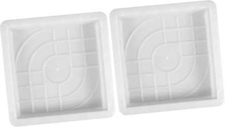 CIYODO Stampo per Pavimentazione in Plastico 2 Pezzi per Aree Esterne e Spazi Verdi, Facile da Pulire e Semplice da Usare, per Lavori Fai da Te