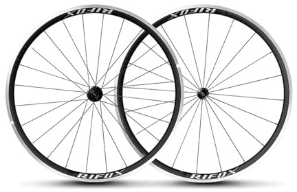 700C Rennrad-Laufradsatz Aluminiumfelgen 20/24 Loch Felgenbremsen Schnellspanner 100/130 Mm Vorder Und Hinterräder 7-11-fach Kassette
