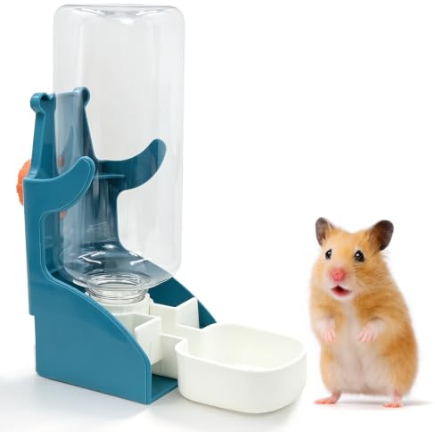 Bouteille d'eau Hamster 500 ML Distributeur d'eau Automatique à Suspendre | Abreuvoir pour lapin, cochon d'Inde, chinchilla, lapins, petits animaux