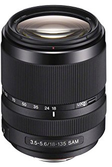 Sony SAL-18135, Zoom-Objektiv (18-135 mm, F3,5–5,6 SAM, A-Mount APS-C, geeignet für A77, A68, A58 Serien)