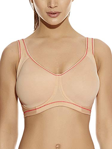 Freya Women's Full Coverage Active Underwire Molded Sports Bra, Beige (Nude), 30G