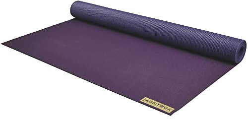 Jade Voyager Tapis de Yoga Voyage 61 x 173 cm 16 mm d'épaisseur, Purple