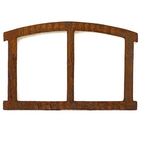 Antikas Eisenfenster | Gusseisenfenster ca. 40 x 28 cm | Auch als Stallfenster & Garagenfenster