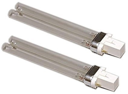 2pcs 9W 9 WATT UV UVC PL-S9/TUV G23 Base Light Bulb