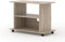 BIM Furniture Meuble TV à roulettes Yogi en Bois - Beige - L 80 X P 40 X H 60 Cm