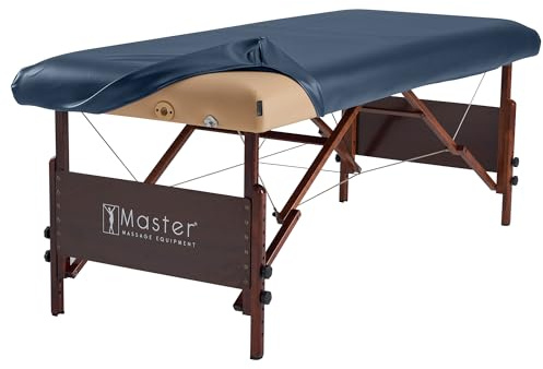 Master Massage Housse de protection rectangulaire universelle en similicuir PU ultra durable pour table de massage Bleu roi