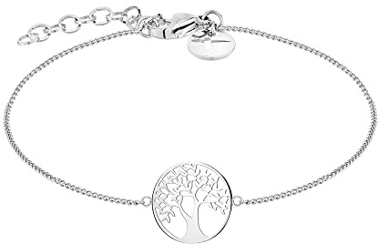 Tamaris Armschmuck Tree of Life Collection, Armband aus Edelstahl mit Lebensbaum-Motiv. Talisman Geschenkidee