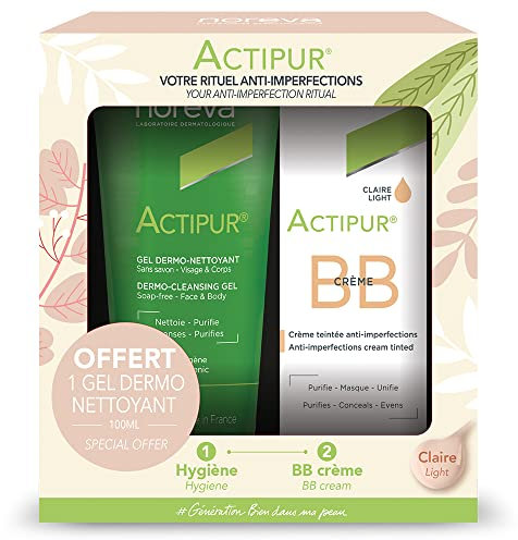 Noreva Actipur BB Crème Teintée 30 ml + Gel Dermo-Nettoyant 100 ml Offert